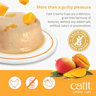 Catit🐱Creamy Cups Chicken Mousse & Mango 4*25g