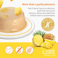 Catit🐱Creamy Cups Chicken Mousse & Pineapple 4*25g