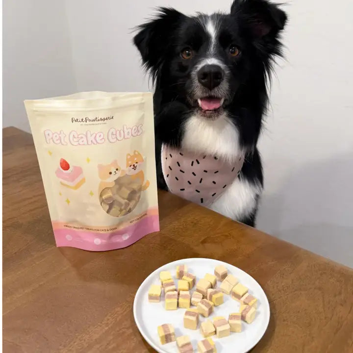 Petit🐱🐶Freeze Dried Cake Cube Duck Egg Yolk & Goat Milk 50g