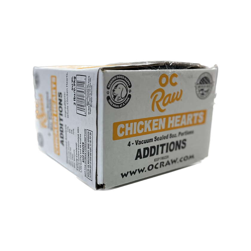 OC RAW🐱🐶Raw Frozen Box - Chicken Heart 2lb