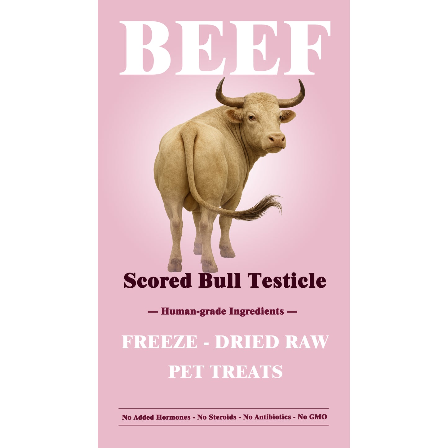 Fredy🐱🐶Freeze Dried Scored Bull Testicle 2.1oz