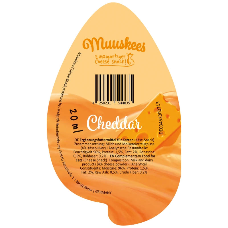 Muuske🐱Unique Mouse Shaped Cheese Snack Gouda & Cheddar Multipack