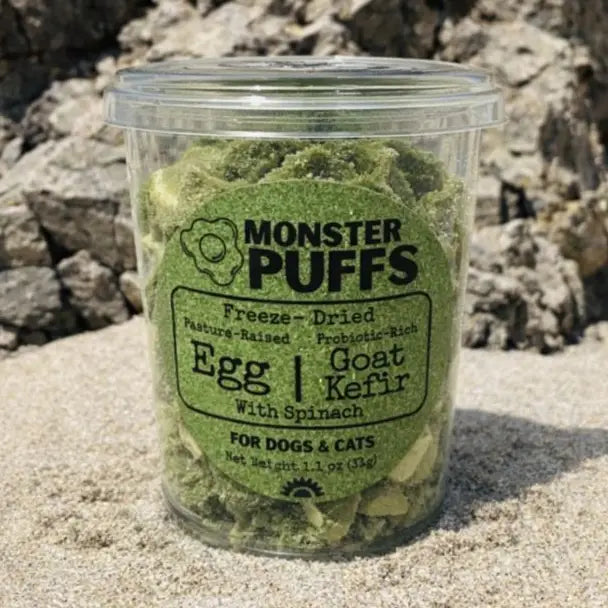 Fur Monster🐱🐶Freeze Dried Organic Egg & Goat Kefir 1.76 oz