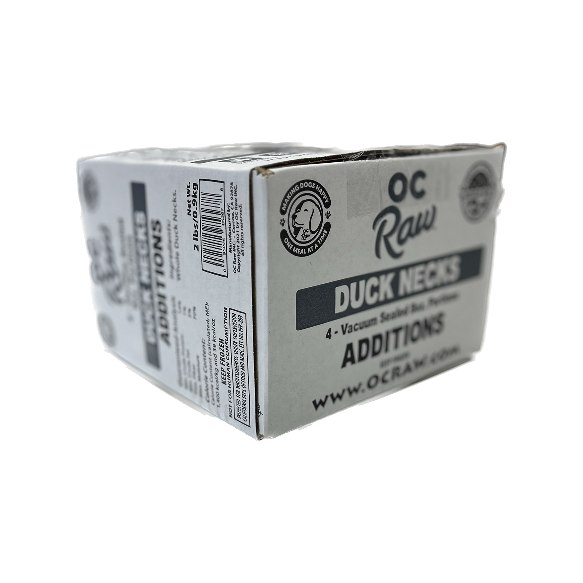 OC RAW🐱🐶Raw Frozen Box - Duck Neck 2lb