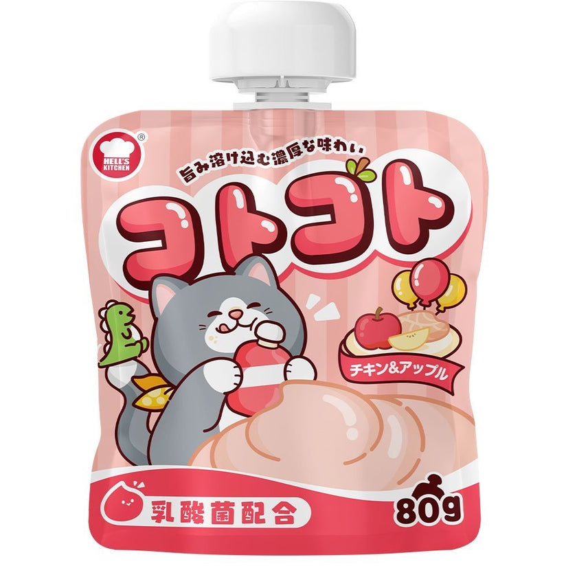 Hell‘s Kitchen🐱Squeezable Probiotic Gulu Puree 80g