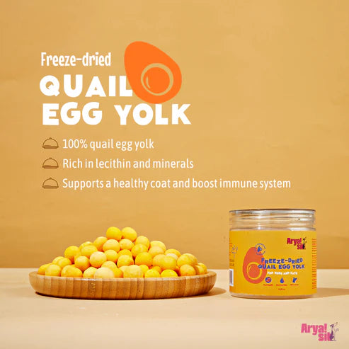AryaSit🐱🐶Freeze Dried Quail Egg Yolk