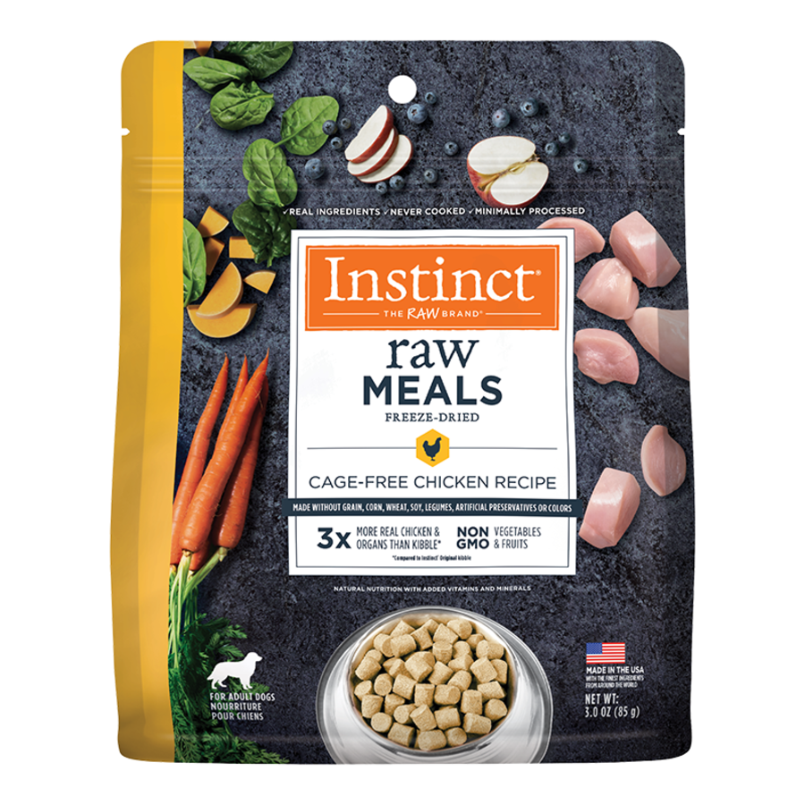 Instinct🐶100% Raw Freeze-Dried Meals Real Dog Food
