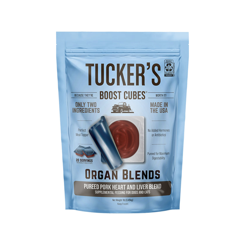 Tucker's🐱🐶Raw Frozen Boost Cube Organ Blends 1lb