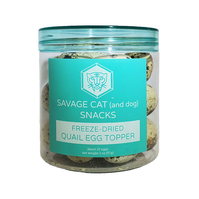 Savage Cat🐱🐶Freeze Dried Whole Quail Eggs 2oz