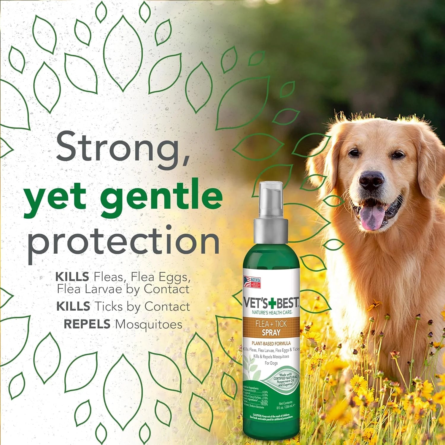 Vet's Best🐶Flea + Tick Spray 8oz