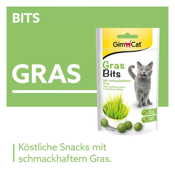 GimCat🐱Crispy Cat Grass Balls 40g