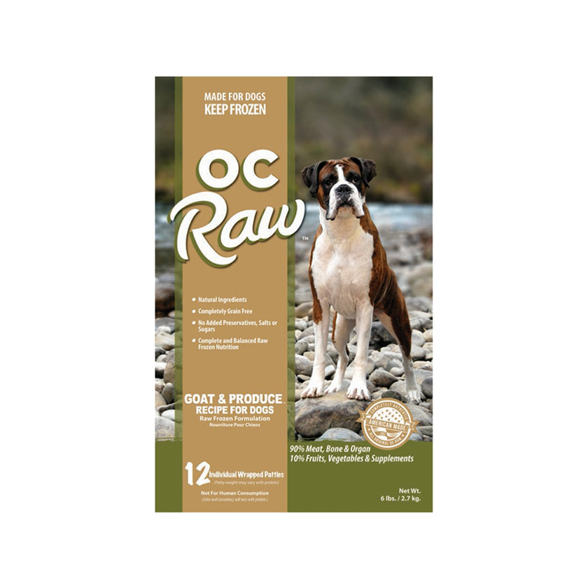 OC RAW🐶Frozen Raw Goat & Produce 6lb