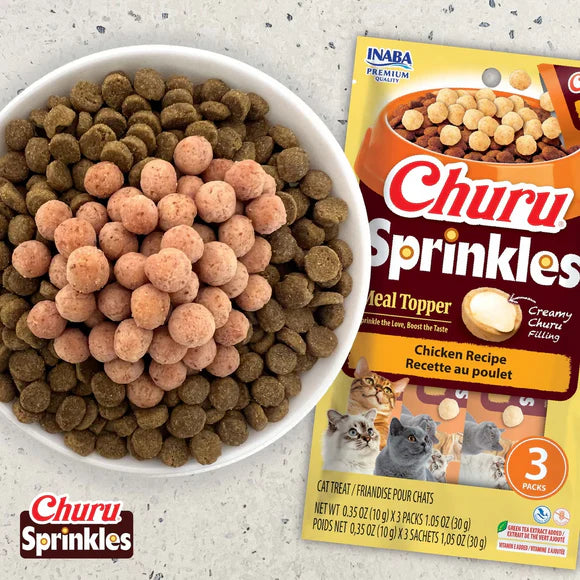Inaba🐱Churu Sprinkles Grain-Free Lava Balls 1.05oz*3