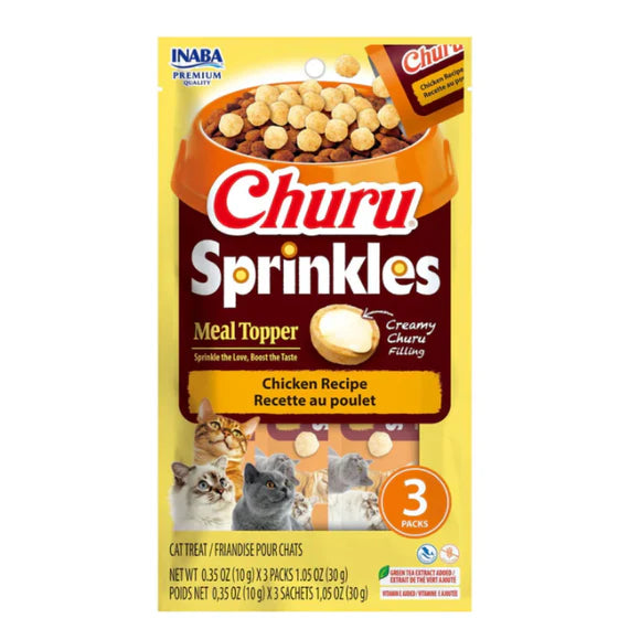 Inaba🐱Churu Sprinkles Grain-Free Lava Balls 1.05oz*3