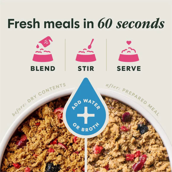 Instinct🐶FreshDried Meal Blends Freeze-Dried Grass-Fed Beef & Wild Berry Blend Recipe 23oz（副本）（副本）