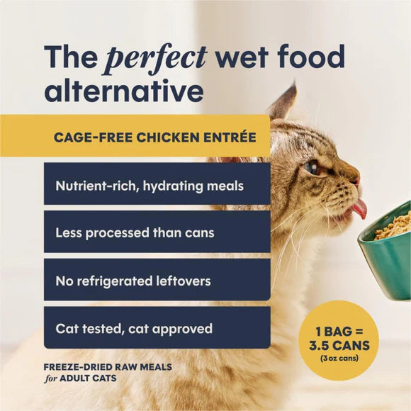 Instinct🐱FreshDried Patés Freeze-Dried Raw Chicken Entrée Meal