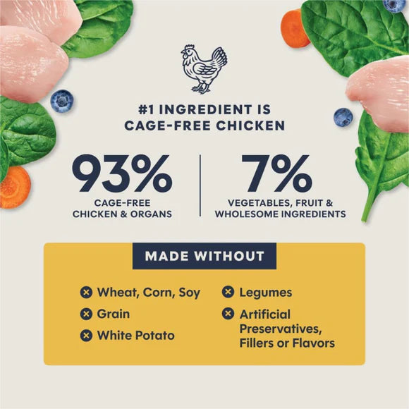 Instinct🐱FreshDried Patés Freeze-Dried Raw Chicken Entrée Meal