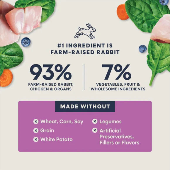 Instinct🐱FreshDried Patés Freeze-Dried Raw Rabbit Entrée Meal