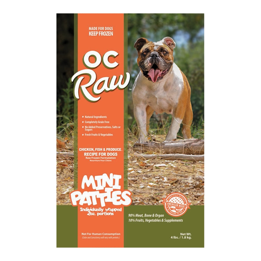 OC RAW🐶Frozen Raw Chicken Fish & Produce