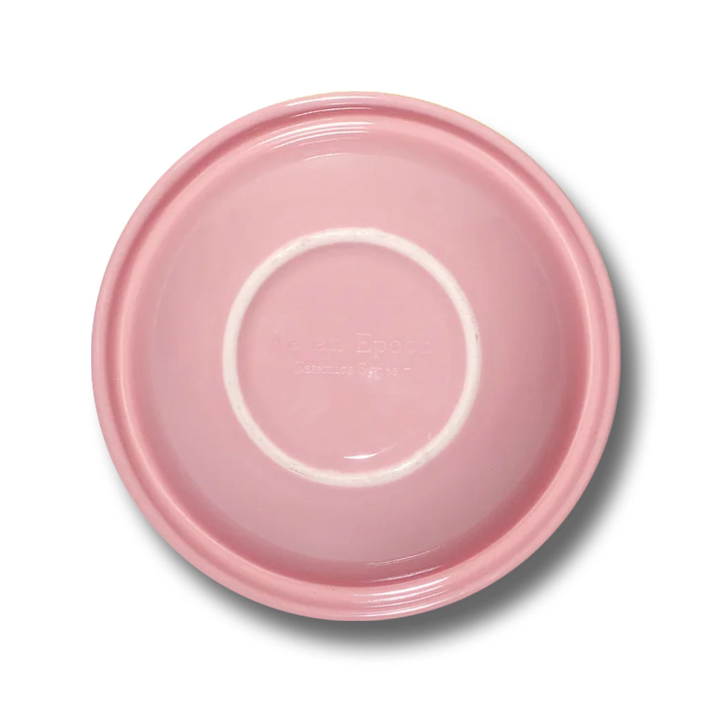 Aevan Epoch🐱🐶Premium Handcrafted Ceramic Bowl - Glossy Lotus Root Pink