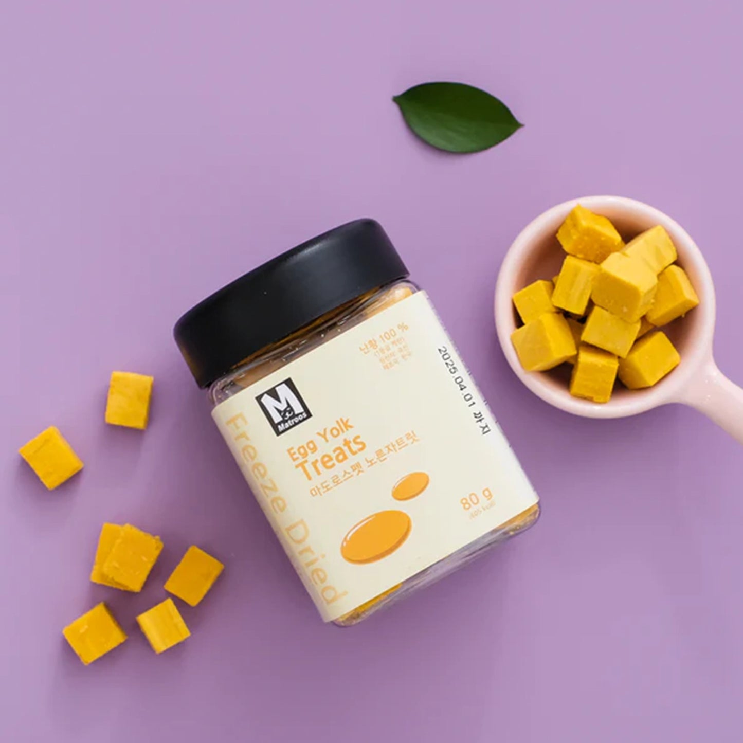 Matroos🐱🐶Freeze Dried Egg Yolk Bites 80g