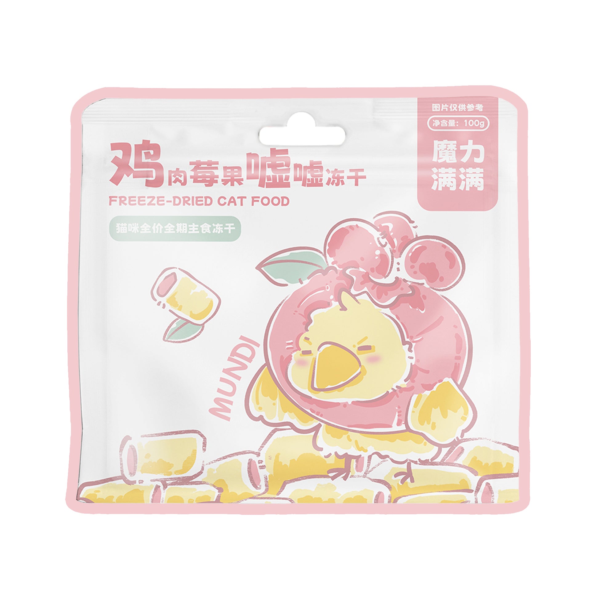 MUNDI🐱Freeze Dried Complete Meal Urinary Chicken & Mixed Berry 100g