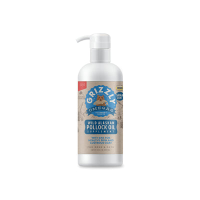 Grizzly🐱🐶Omega - Pollock Oil Supplement 16oz
