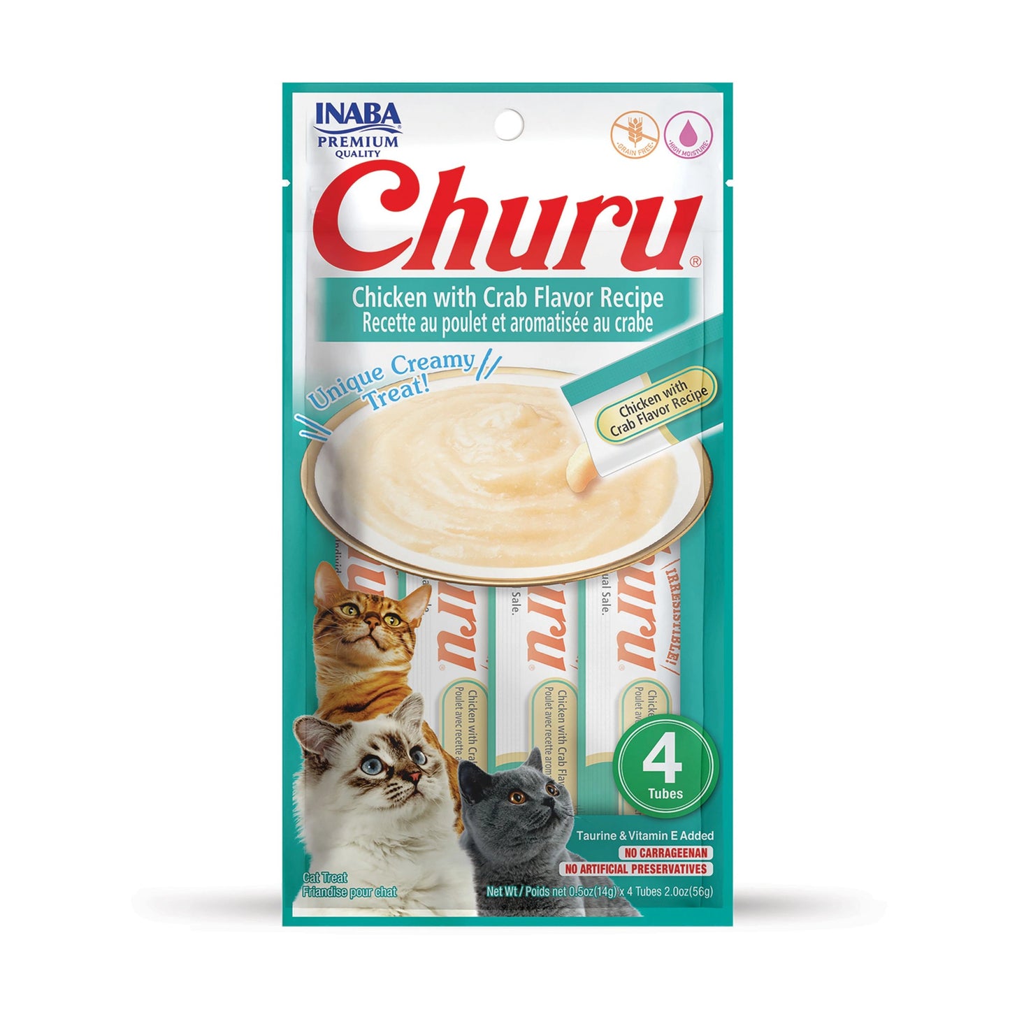 Inaba🐱Churu Purees Lickable Treat 4pc