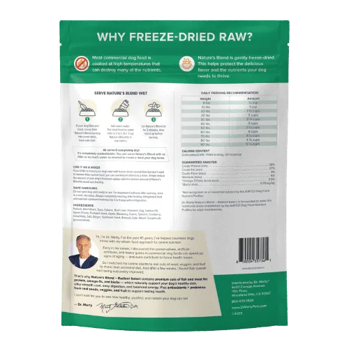 Dr.Marty🐶Nature's Blend Radiant Select Freeze Dried Raw Food