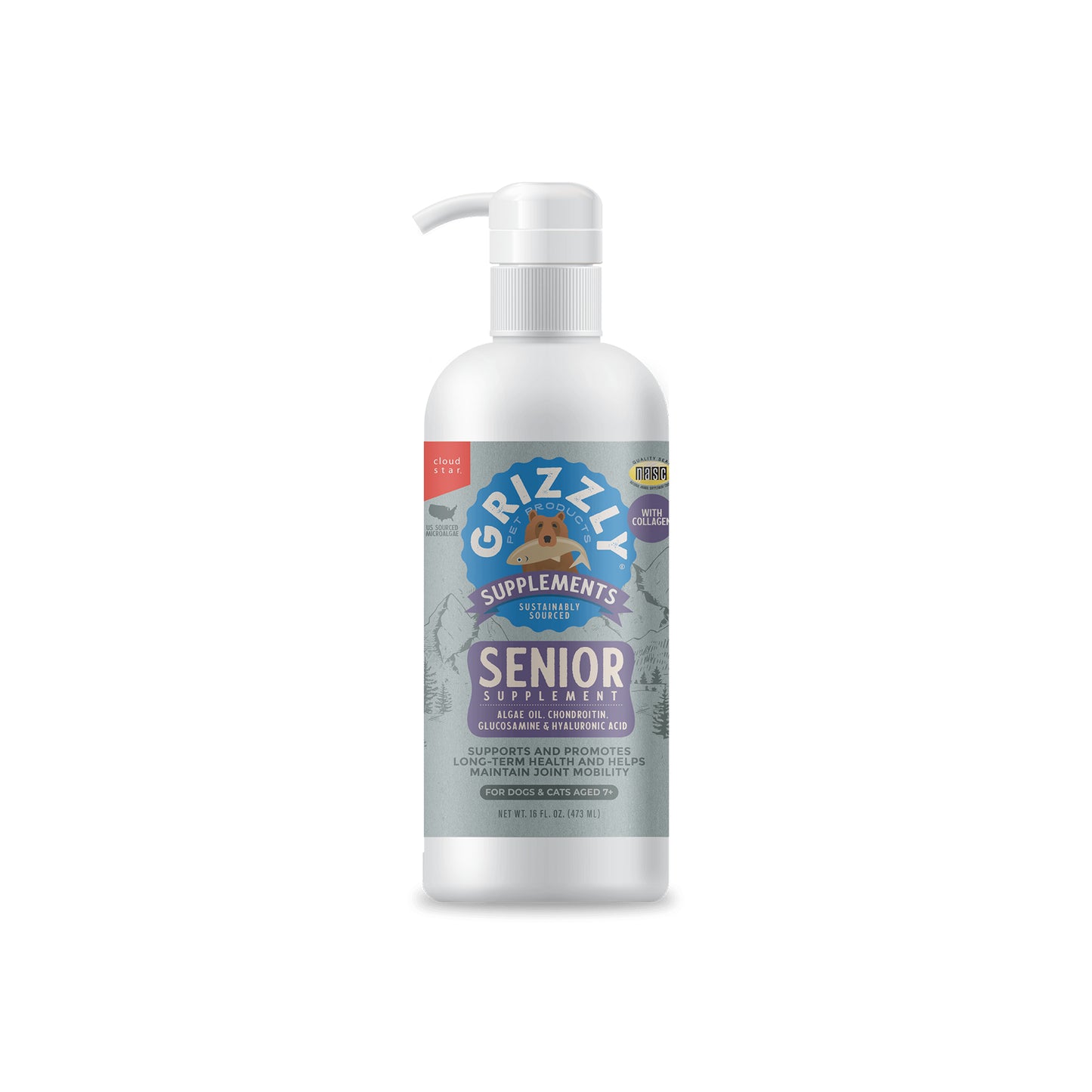 Grizzly🐱🐶Lifestage - Senior Liquid Supplement 16oz