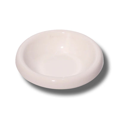 Aevan Epoch🐱🐶Premium Handcrafted Ceramic Bowl - Glossy Snowy White