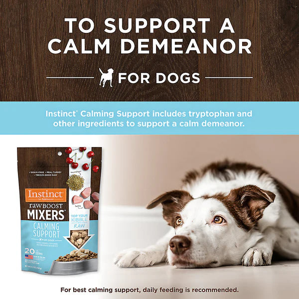 Instinct🐶Freeze Dried Raw Boost Mixers Calming Tranquility 5.5oz