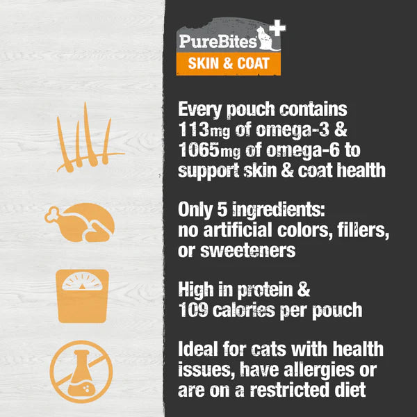 PureBites🐱Squeezable Creamy Skin & Coat 2.5 oz