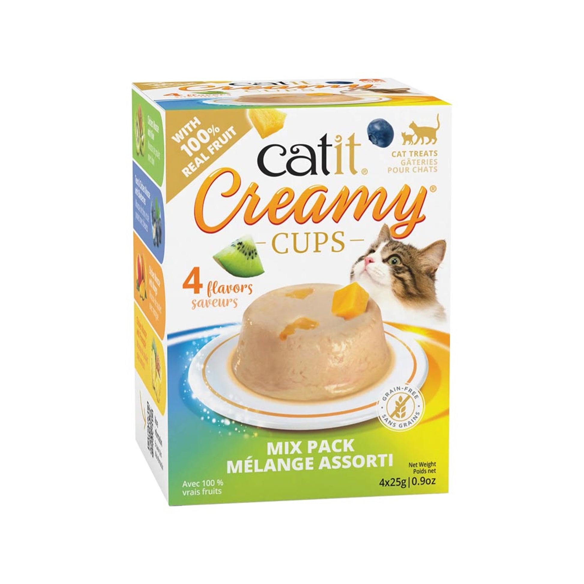 Catit🐱Creamy Cups Variety Pack 4*25g