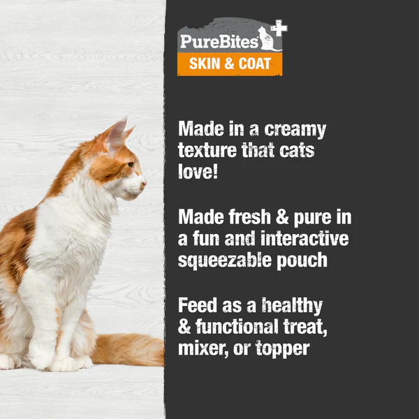 PureBites🐱Squeezable Creamy Skin & Coat 2.5 oz