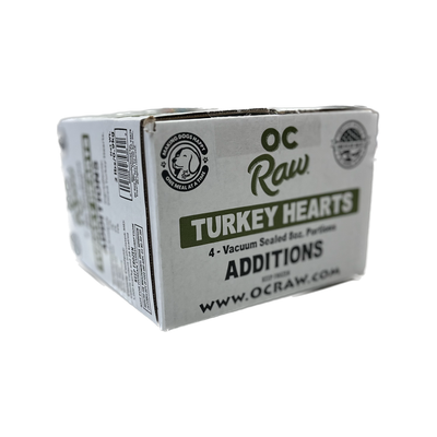 OC RAW🐱🐶Raw Frozen Box - Turkey Heart 2lb