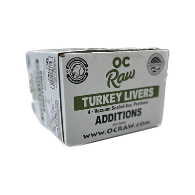 OC RAW🐱🐶Raw Frozen Box - Turkey Liver 2lb