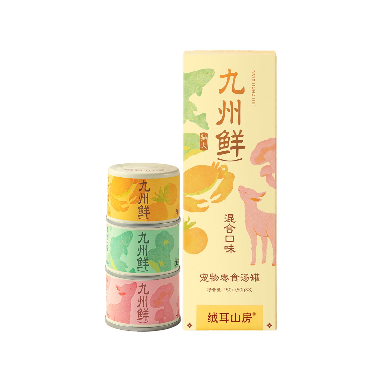 UrPet🐱🐶Kyushu Sweet Series Natural Diet Therapy Soup 50g*4