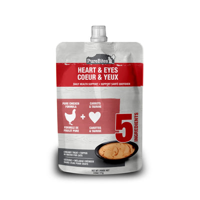 PureBites🐱Squeezable Creamy Heart & Eyes 2.5 oz